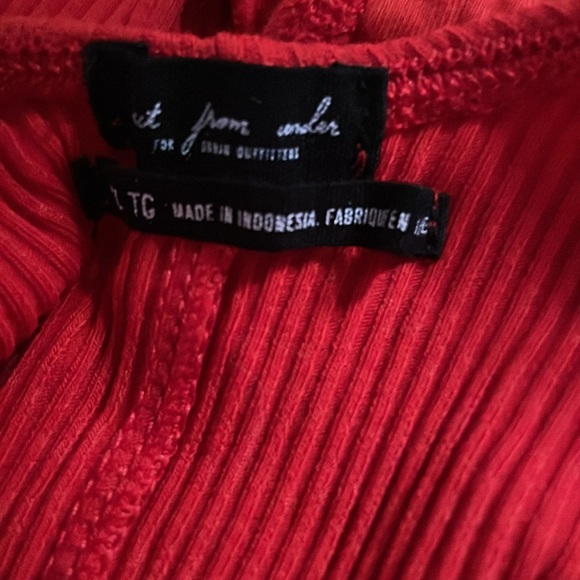 Urban Outfitters Out from Under bodysuit. Red. XL spaghetti straps. Like new - Picture 4 of 5
